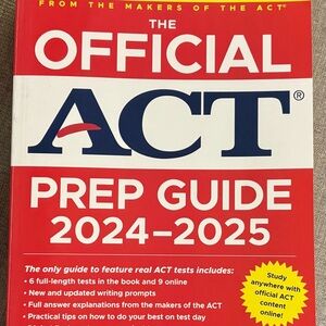 The Official ACT Prep Guide 2024-2025 - Red Cover